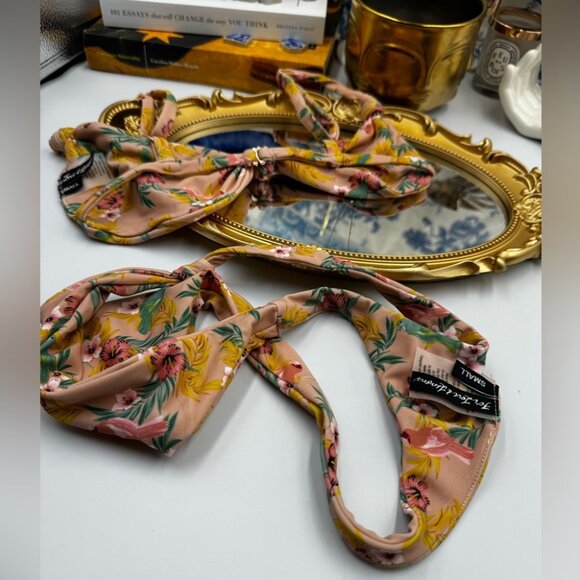 🆕 LOVE & LEMONS 🧿 NWOT Antigua Knot Thong Bikini Set - Size Small - Picture 13 of 16